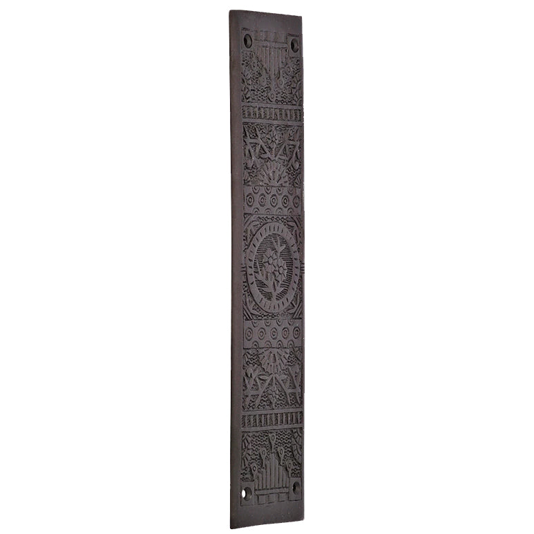 11 1/4 Inch Eastlake Solid Brass Push Plate (Oil Rubbed Bronze Finish)