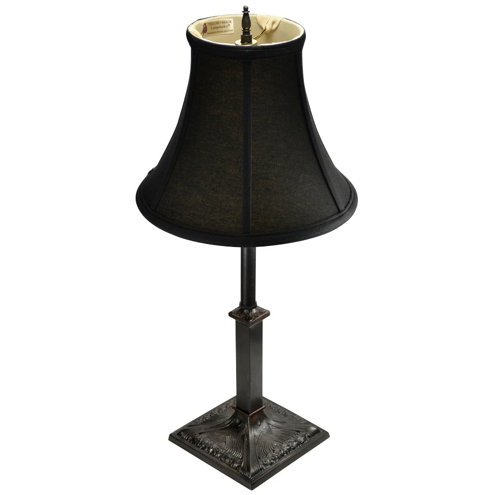 21 Inch Solid Brass French Table Lamp (Oil Rubbed Bronze Base)