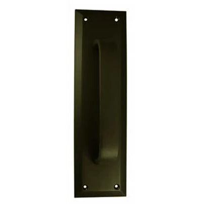 10 Inch Quaker Style Pull and Push Plate Set (Oil Rubbed Bronze Finish)