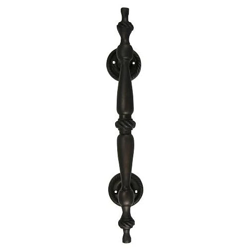 9 1/2 Inch Solid Brass Georgian Style Handle (Oil Rubbed Bronze Finish)