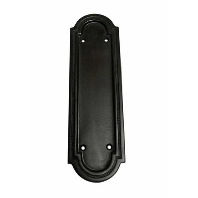 8 3/8 Inch Solid Brass Arched Style Push And Pull Plate (Oil Rubbed Bronze Finish)