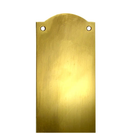 COPPER MOUNTAIN HARDWARE 12 Inch Solid Brass Oval Push Plate (Antique Brass Finish)