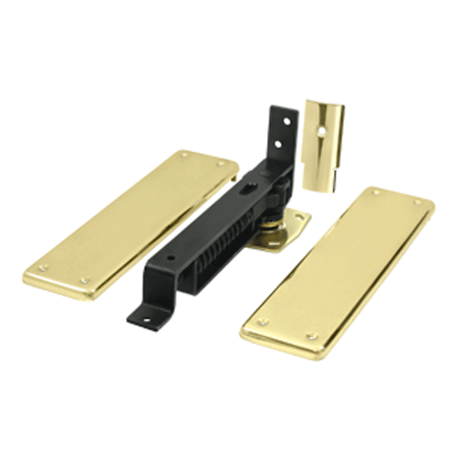 Double Action Solid Brass Spring Hinge (Polished Brass Finish)