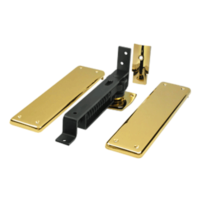 Double Action Solid Brass Spring Hinge (PVD Finish)