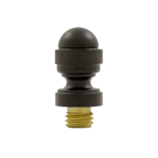 DELTANA 7/8 Inch Solid Brass Acorn Tip Door Finial (Oil Rubbed Bronze Finish)