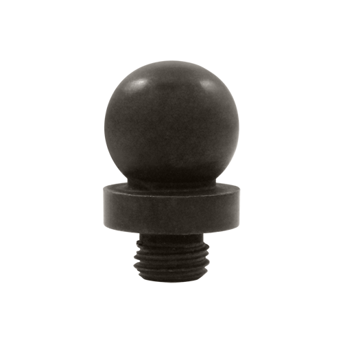 3/4 Inch Solid Brass Ball Tip Door Finial (Oil Rubbed Bronze Finish) DELTANA