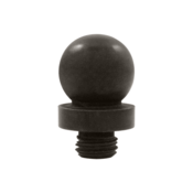 3/4 Inch Solid Brass Ball Tip Door Finial (Oil Rubbed Bronze Finish) DELTANA