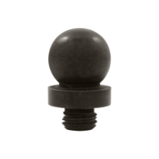 3/4 Inch Solid Brass Ball Tip Door Finial (Oil Rubbed Bronze Finish)