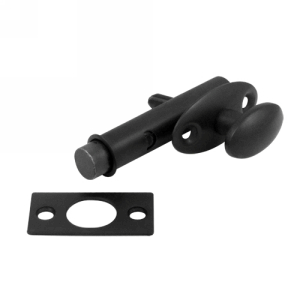 DELTANA Deltana Mortise Style Single Sided Flush Bolt (Flat Black Finish)