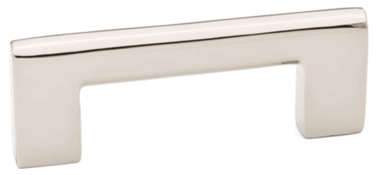 8 5/8 Inch Overall (8 Inch c-c) Brass Trail Pull (Polished Nickel)