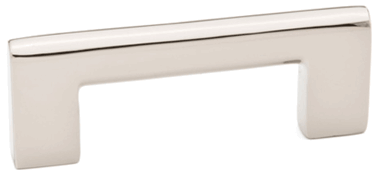 6 5/8 Inch Overall (6 Inch c-c) Brass Trail Pull (Polished Nickel)