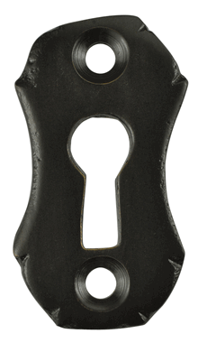 1 1/2 Inch Solid Brass Keyhole Plate (Oil Rubbed Bronze Finish)