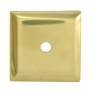 1 2/5 Inch Solid Brass Traditional Back Plate (Polished Brass Finish)