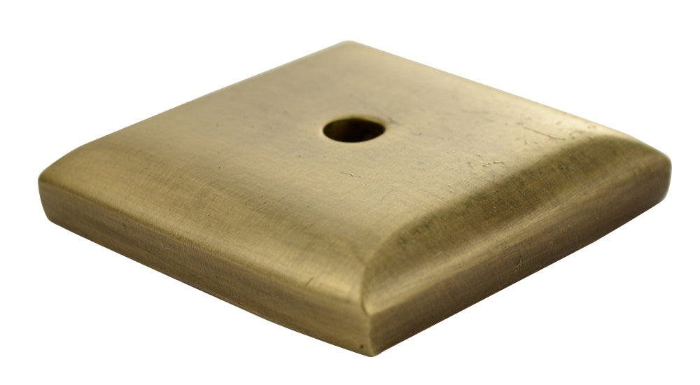 1 2/5 Inch Solid Brass Traditional Back Plate (Antique Brass Finish)