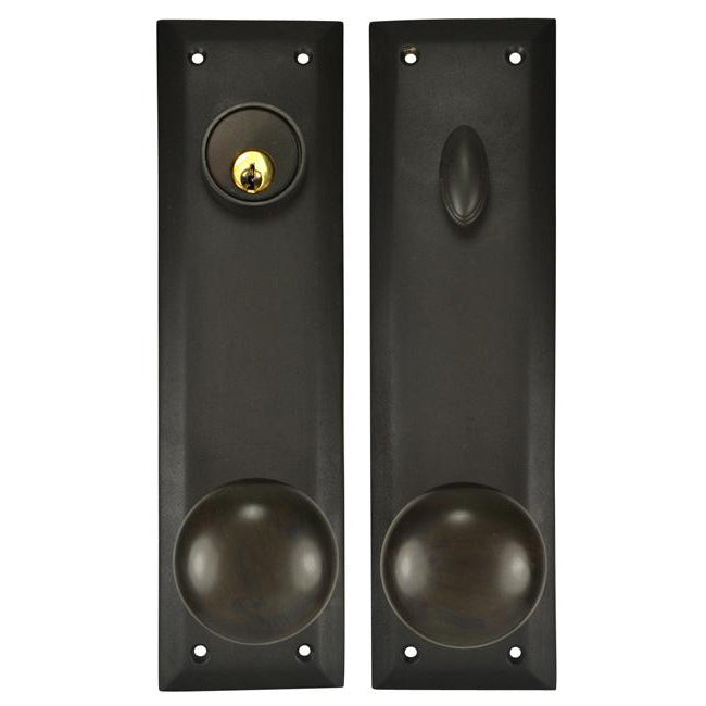 Quaker Style Deadbolt Entryway Set (Oil Rubbed Bronze) COPPER MOUNTAIN HARDWARE