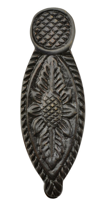 Solid Brass Victorian Key Hole Cover (Oil Rubbed Bronze Finish)