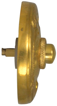 Lafayette Swirl Style Door Bell Push Button (Polished Brass Finish)