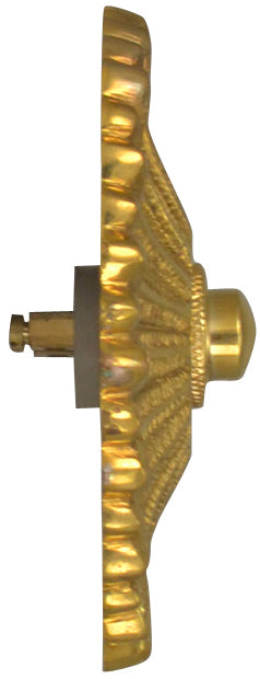 Provincial Style Door Bell Push Button (Polished Brass Finish)