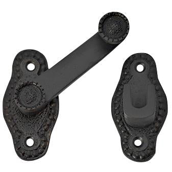 3 Inch Solid Brass Victorian Style Cabinet Latch (Black Bronze Finish) COPPER MOUNTAIN HARDWARE