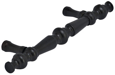 5 Inch Overall (3 Inch c-c) Solid Brass Victorian Pull (Oil Rubbed Bronze Finish)