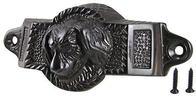 4 Inch Overall (3 1/2 Inch c-c) Solid Brass Golden Retriever Rectangular Cup Pull (Oil Rubbed Bronze Finish)