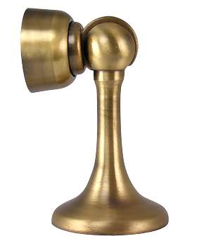 3 Inch Wall Magnetic Door Stop (Antique Brass Finish)