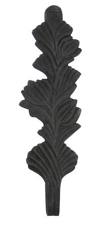 Solid Brass Curtain Tie Back - Oriental Leaves Style (Oil Rubbed Bronze Finish)