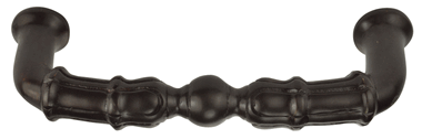 5 Inch Overall (4 3/8 c-c) Solid Brass Pull (Oil Rubbed Bronze Finish)