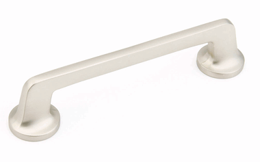 6 Inch (5 Inch c-c) Northport Pull with Rounded Base (Brushed Nickel Finish)