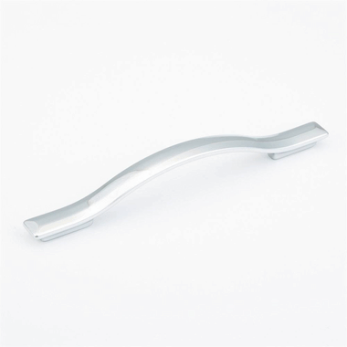 SCHAUB 7 1/2 Inch (5 Inch c-c) Skyevale Cabinet Pull (Polished Chrome Finish)