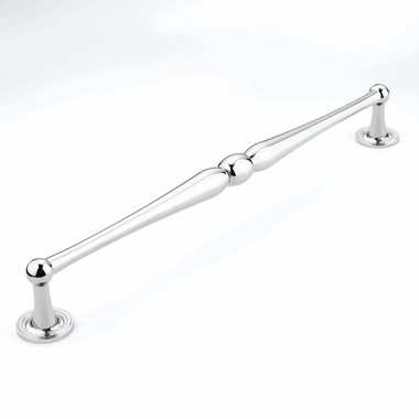 SCHAUB 8 1/2 Inch (8 Inch c-c) Atherton Pull (Polished Chrome Finish)