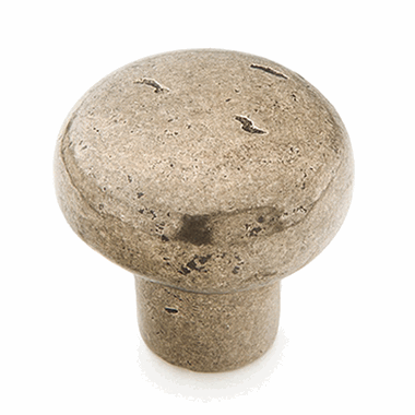 SCHAUB 1 3/8 Inch Mountain Round Knob (Italian Nickel Finish)