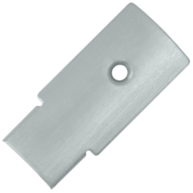 DELTANA Solid Brass Back Plate (Brushed Chrome Finish)