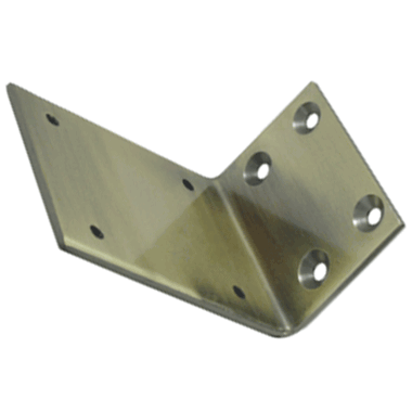 DELTANA Solid Brass Jamb Bracket (Antique Brass Finish)