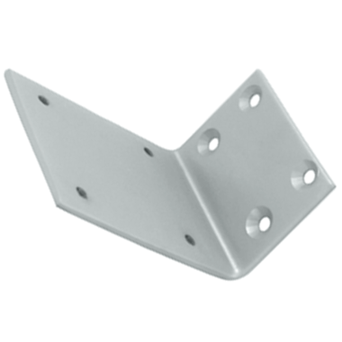 DELTANA Solid Brass Jamb Bracket (Brushed Chrome Finish)