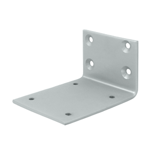 DELTANA Solid Brass Jamb Bracket (Brushed Chrome Finish)