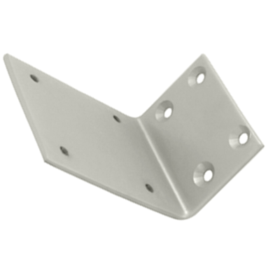 DELTANA Solid Brass Jamb Bracket (Brushed Nickel Finish)