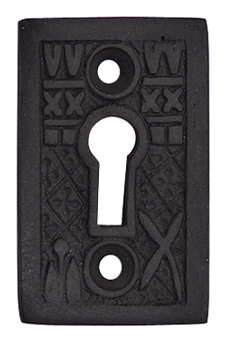 Solid Brass Tiny Key Hole Cover (Oil Rubbed Bronze Finish)