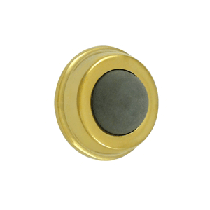 DELTANA Wall  Door Hold / Door Stop (Polished Brass Finish)