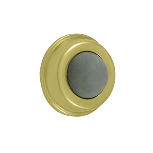 DELTANA Wall Door Hold / Door Stop (Polished Brass Finish)