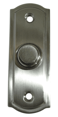 3 Inch Colonial Door Bell (Brushed Nickel Finish)